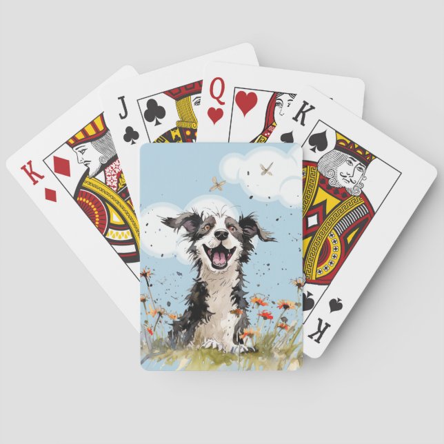 Happy Pup Playing Cards (Back)