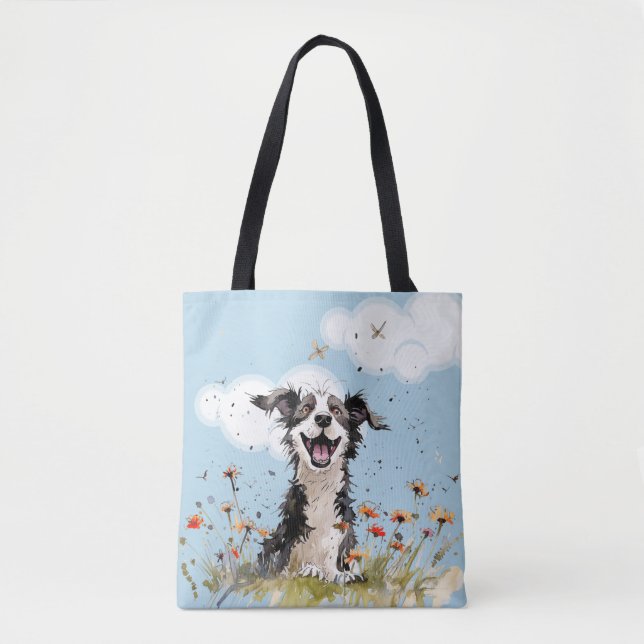 Happy Pup Tote Bag (Front)