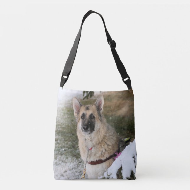 Happy puppy crossbody bag (Back)