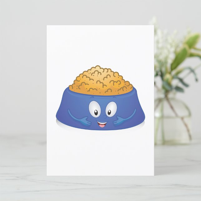 Happy Puppy Food Bowl Invitation (Creator Uploaded)