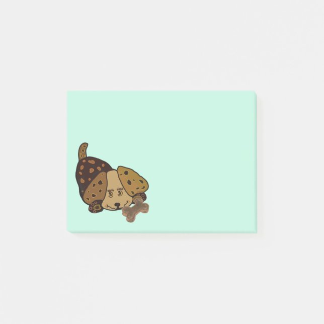 Happy Puppy Post-it® Notes (Front)