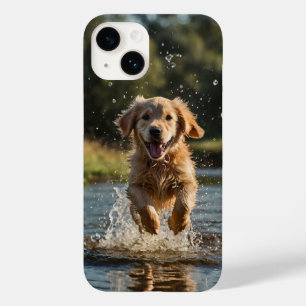 Happy Puppy Splash Case-Mate iPhone 14 Case