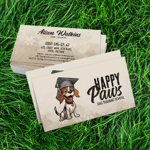 Happy Puppy Student - Dog Training Business Card