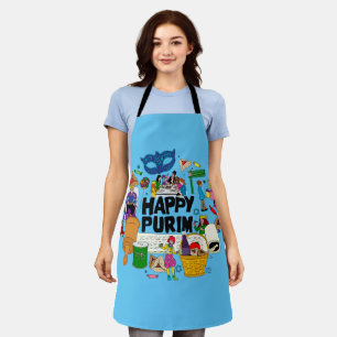 Happy Purim Apron
