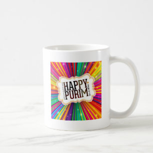happy purim coffee mug