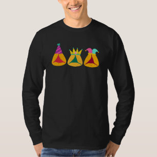 Happy Purim Costume Idea Cute Hamantaschen Jewish T-Shirt