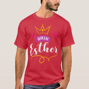 Happy Purim Costume Idea Queen Esther Hebrew Jewis T-Shirt
