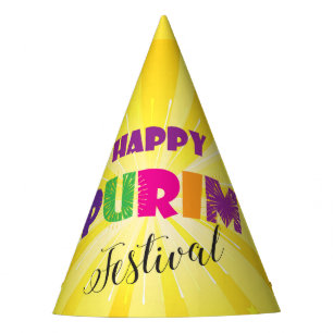 Happy Purim Festival Kids Party Gifts Pattern Hat
