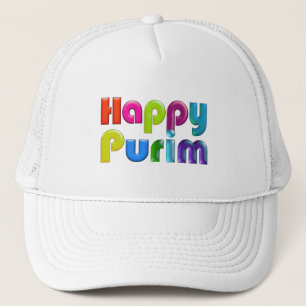 HAPPY PURIM funky Trucker Hat
