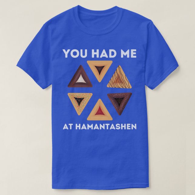 Happy Purim Party Costume Jewish You Had Me At Ham T-Shirt (Design Front)