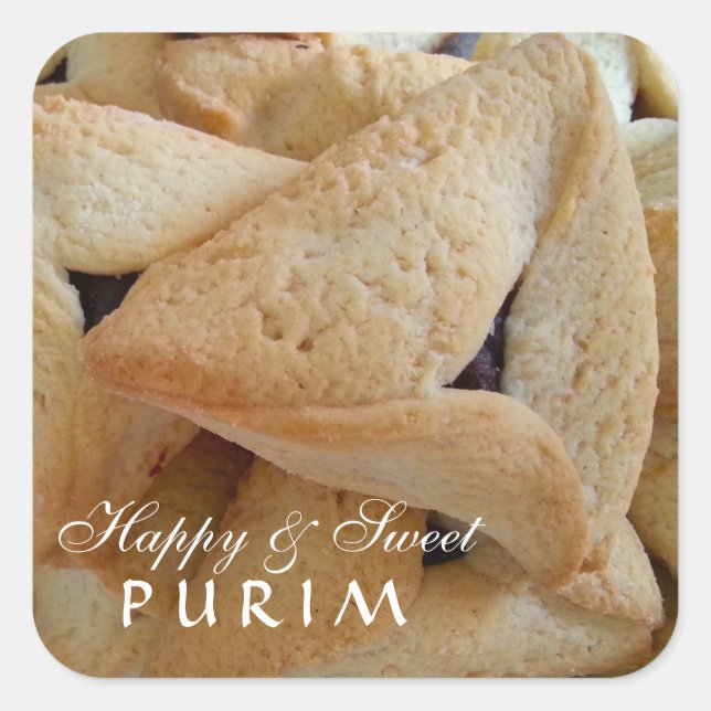 Happy Purim Sticker (Front)
