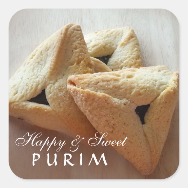 Happy Purim Sticker (Front)
