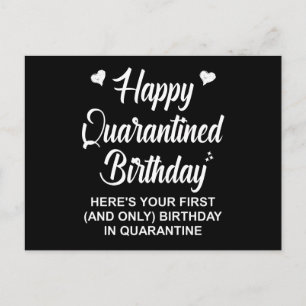 Happy Quarantined Birthday Postcard