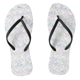 Happy quilt flip flops