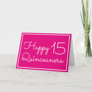 Happy Quinceanera Card