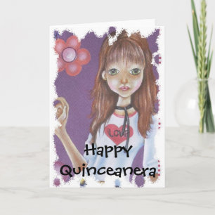 HAPPY QUINCENERA CARD