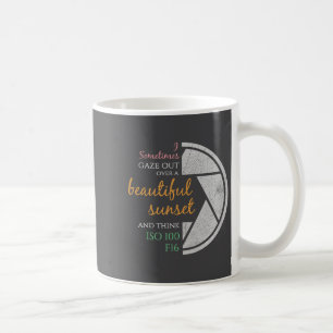 Happy Quote Funny Camera Settings & Photograph Coffee Mug