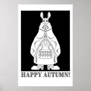 Happy Rabbit Poster