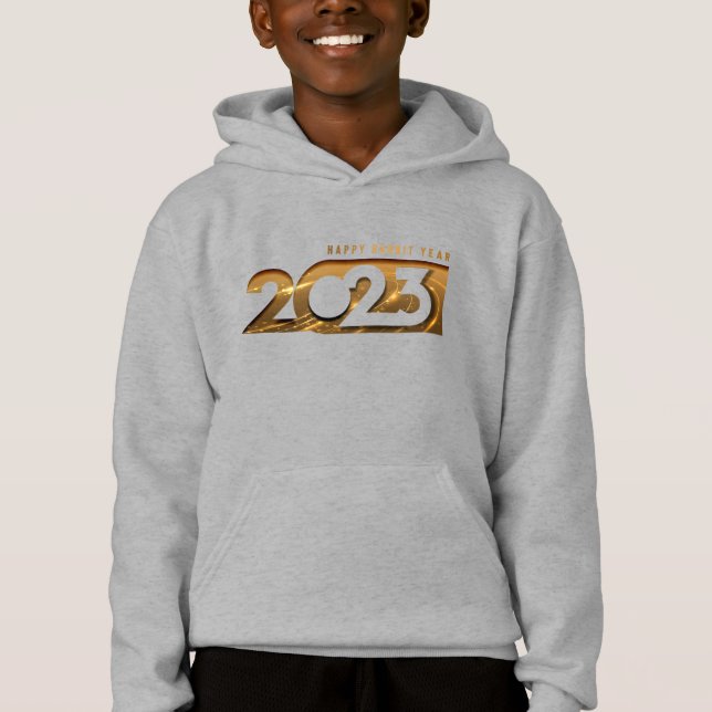 Happy Rabbit Year 2023 (2) | Kids Pullover Hoodie (Front)