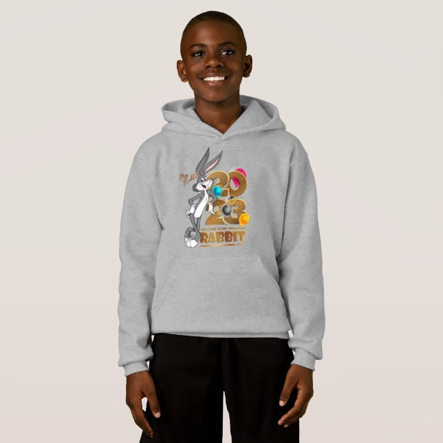 Happy Rabbit Year 2023 | Kids Pullover Hoodie (Front Full)