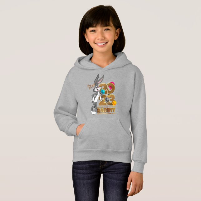 Happy Rabbit Year 2023 | Kids Pullover Hoodie (Front Full)