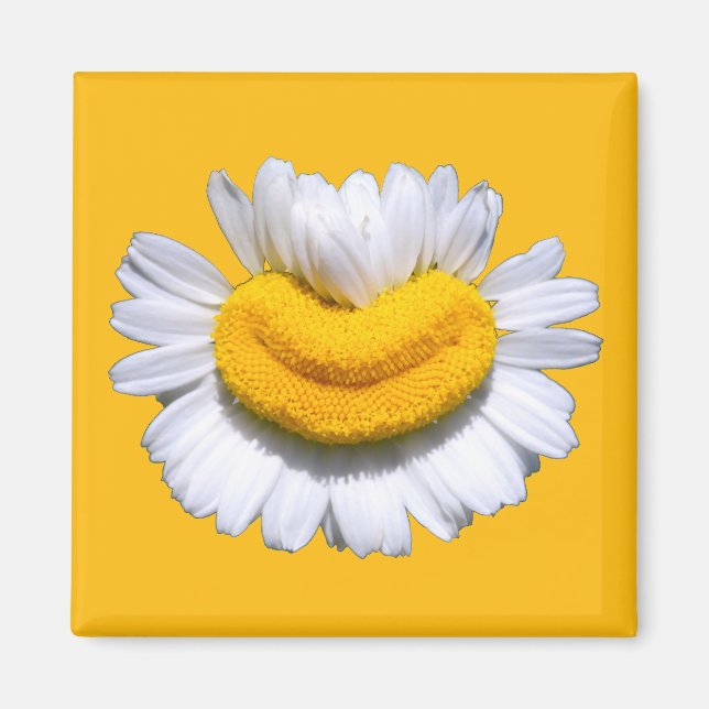 Happy Radiant Chamomile Smile  Magnet (Front)
