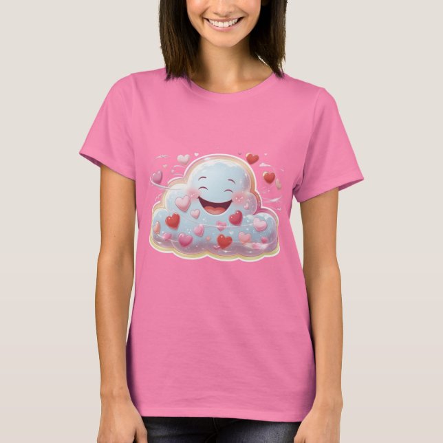 Happy Rain Cloud Love T-Shirt (Front)