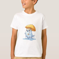 Happy Rain Puddle Ghost Kids