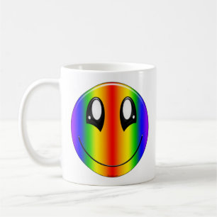 Happy Rainbow Face Coffee Mug