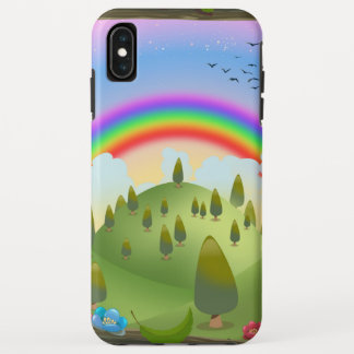 Happy Rainbow Landscape iPhone XS Max Case