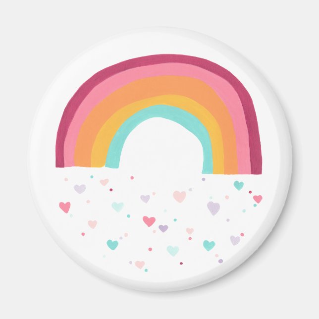 Happy Rainbow Magic Magnet (Front)