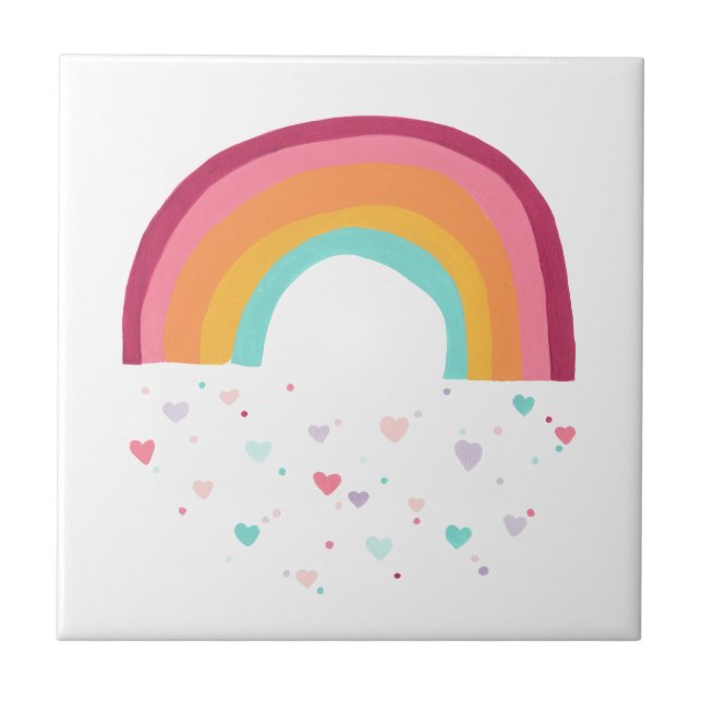 Happy Rainbow Magic Tile (Front)