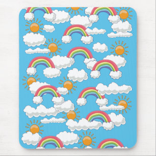 Happy Rainbow Mouse Mat