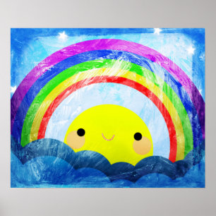 Happy Rainbow Poster