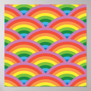 Happy Rainbow Poster