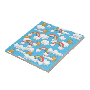 Happy Rainbow Tile