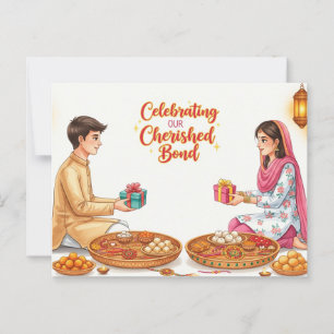 Happy Rakhi, Raksha Bandhan Postcard