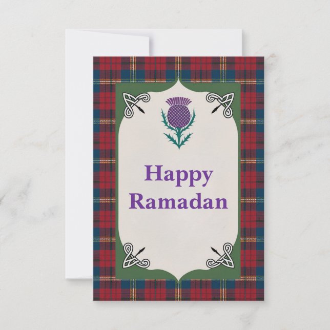 Happy Ramadan Greeting Card (Front)