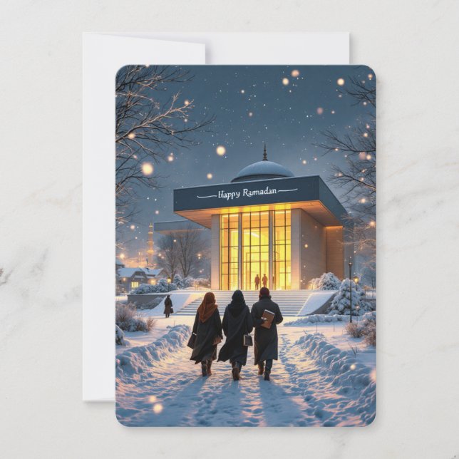 Happy Ramadan Holiday Card (Front)