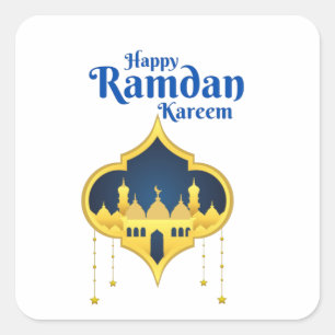 Happy Ramadan Kareem 2022  Square Sticker