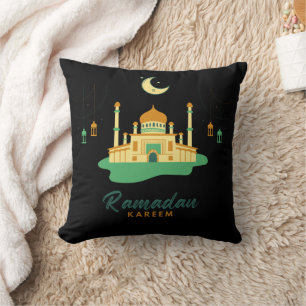 Happy Ramadan Kareem And Eid Mubarak 2026 Cushion