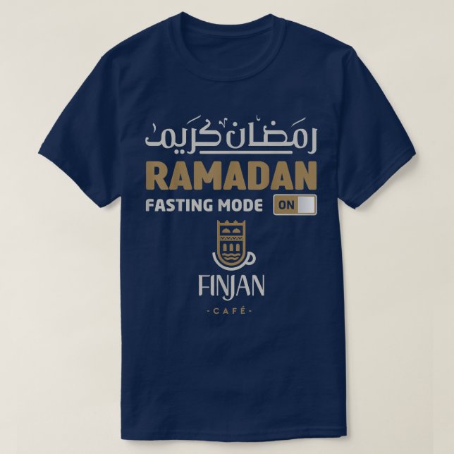 Happy Ramadan Karim Quote Fasting Mode On Cool Ram T-Shirt (Design Front)