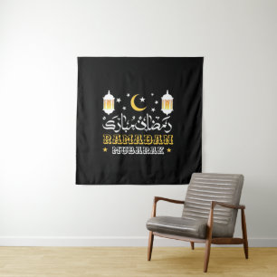 HAPPY RAMADAN MUBARAK KAREEM 2024 TAPESTRY