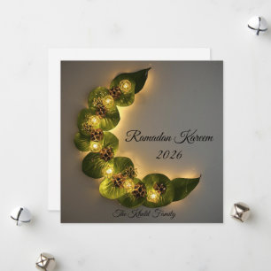 Happy Ramadan Mubarak Ramadan Kareem Muslim Holiday Card