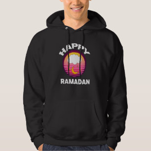 Happy Ramadan Mubarak Vintage Helal For Muslims Hoodie