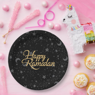 happy Ramadan Paper Plate