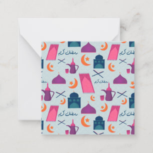 Happy Ramadan Pattern Card