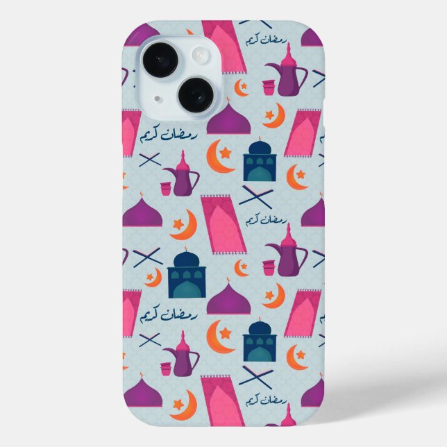 Happy Ramadan Pattern Case-Mate iPhone Case (Back)