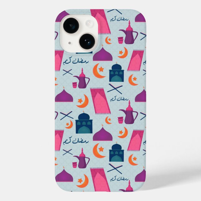 Happy Ramadan Pattern Case-Mate iPhone Case (Back)