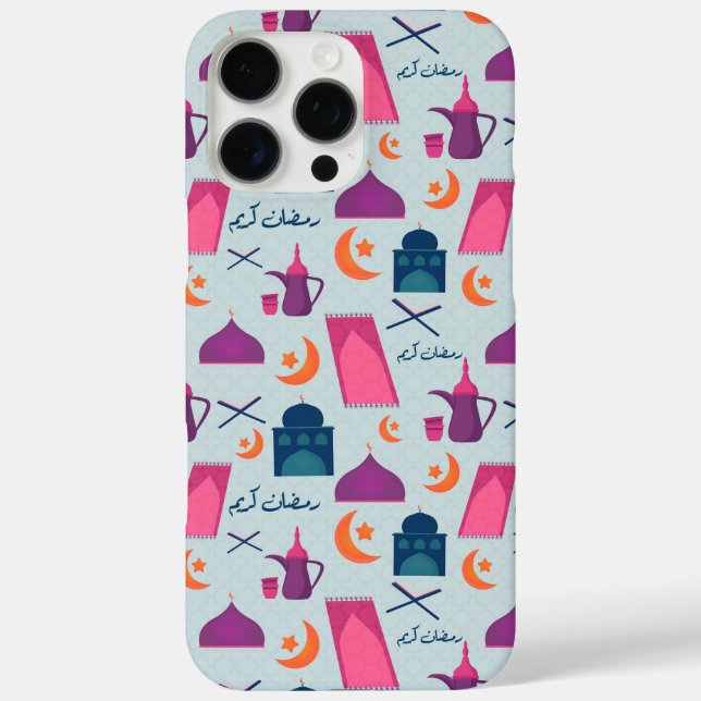 Happy Ramadan Pattern Case-Mate iPhone Case (Back)